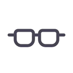 Glasess SVG Icon